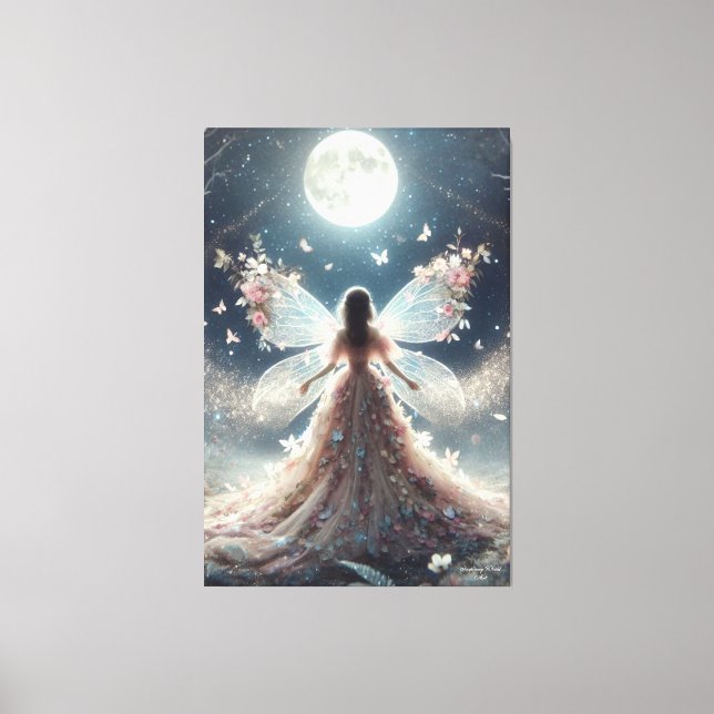 Impressão Em Tela "Reino de Fada Encantada" (Frente)