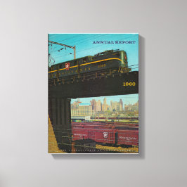 Impressão Em Tela Relatório Anual da Pensilvânia Railroad 1960