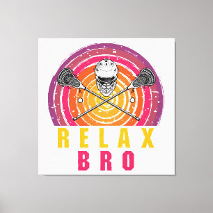 Impressão Em Tela Relaxe Irmão Lacrosse