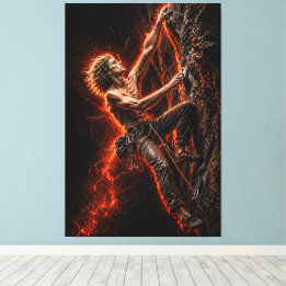 Impressão Em Tela Relentless Ascent – Angelic Climber Power