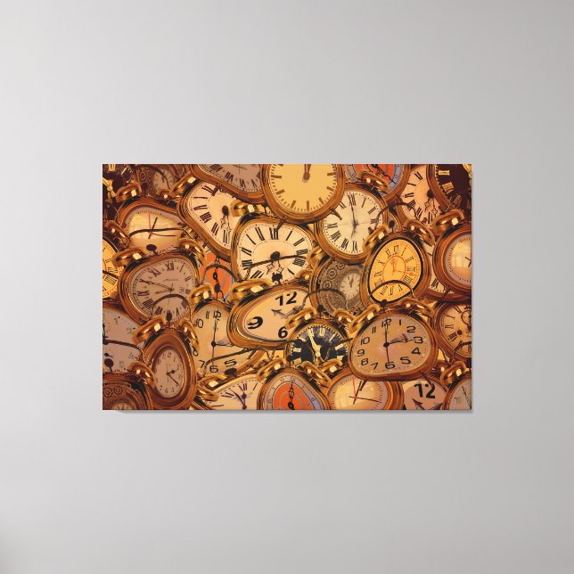 Impressão Em Tela Relógios de Parede (Frente)