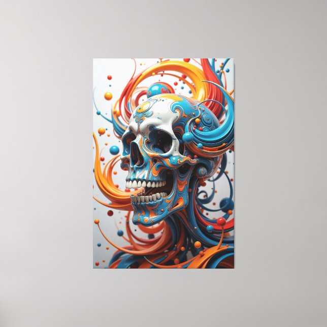 Impressão Em Tela Renascimento Fractal (Frente)