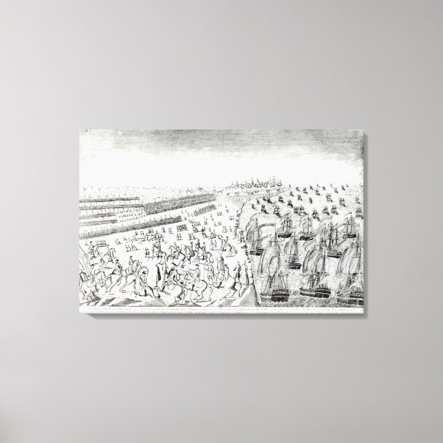 Impressão Em Tela Renda em Yorktown, 1781 (Frente)