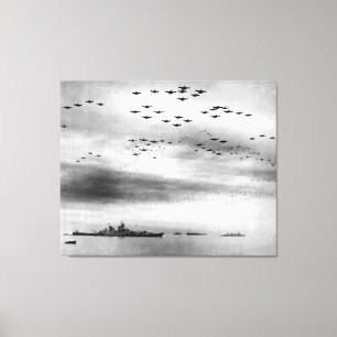 Impressão Em Tela Rendição do Flyover de USS Missouri de Japão