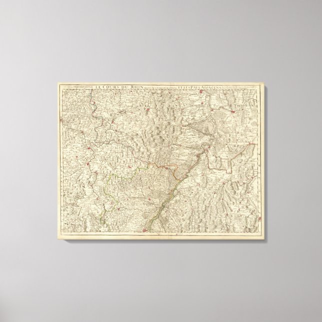 Impressão Em Tela Reno River Valley, França (Frente)