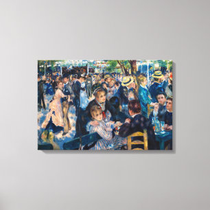 Impressão Em Tela Renoir - Dança no Moulin de la Galette