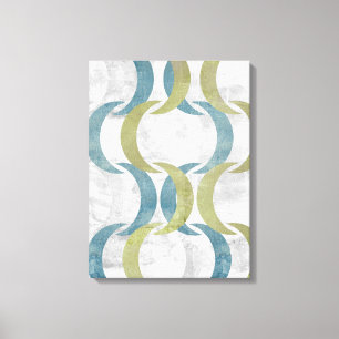 Impressão Em Tela Repetição Geométrica III