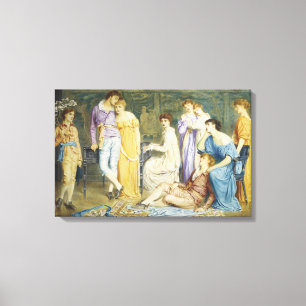 Impressão Em Tela Reproduzindo um Prelúdio por Bach