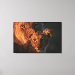 Impressão Em Tela Reserva dos animais selvagens de Moremi, Botswana