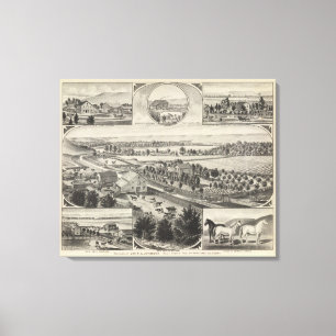 Impressão Em Tela Residência de Johnson, Pottawatomie County, Kansa