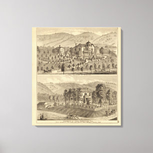 Impressão Em Tela Residência suburbana de Rodas