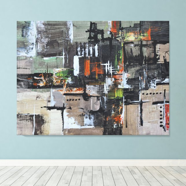 Impressão Em Tela Resiliência (Insitu(piso de madeira))