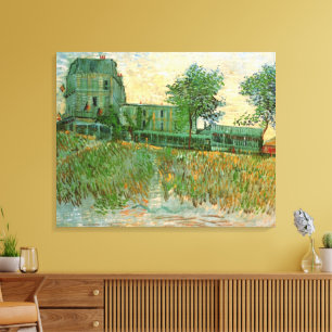 Impressão Em Tela Restaurante Sirene, Asnières por Vincent van Gogh