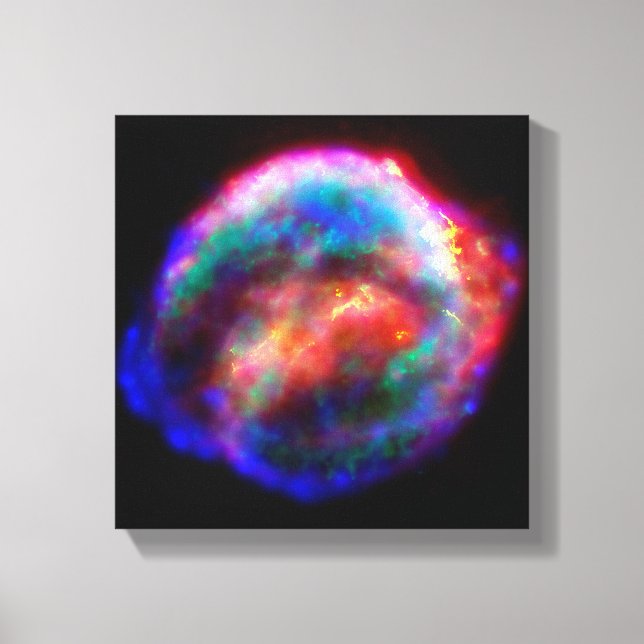 Impressão Em Tela Restos de Supernova de Kepler Foto do Espaço da NA (Frente)
