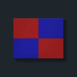 Impressão Em Tela Retângulos Vermelhos e Azuis Escuros<br><div class="desc">Um padrão em negrito constituído por dois retângulos vermelhos escuros e dois retângulos azuis escuros constitui este design digital limpo. Faz-me lembrar bandeiras legal,  herálidas,  e cores que amo. Imagem criada digitalmente. Copyright © 2011 Claire E. Skinner. Todos os direitos reservados.</div>
