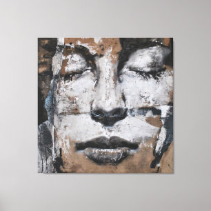 Impressão Em Tela retrato, abstração, aquarela, arte, decoração,