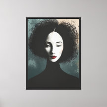 Retrato Artístico de Mulher Sem Rosto