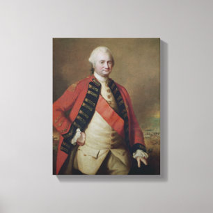 Impressão Em Tela Retrato Baron Clive de Robert Clive do ø, 1773