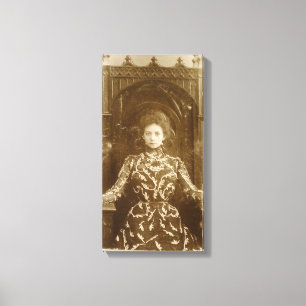 Impressão Em Tela Retrato da atriz Vera Komissarzhevskaya