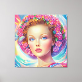 Impressão Em Tela Retrato da Coroa Eoral