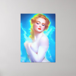 Impressão Em Tela Retrato da Deusa Eetérea - Fantasia Surreal