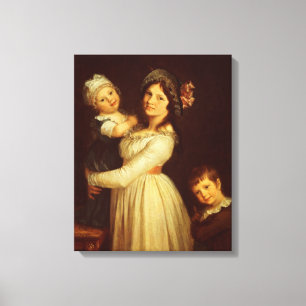 Impressão Em Tela Retrato da família da senhora Anthony e suas