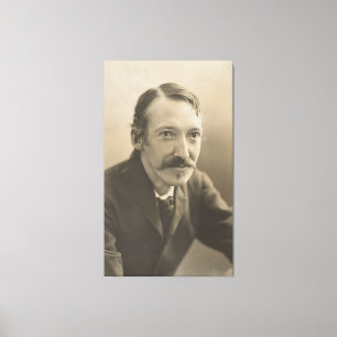 Impressão Em Tela Retrato da foto de Robert Louis Stevenson do