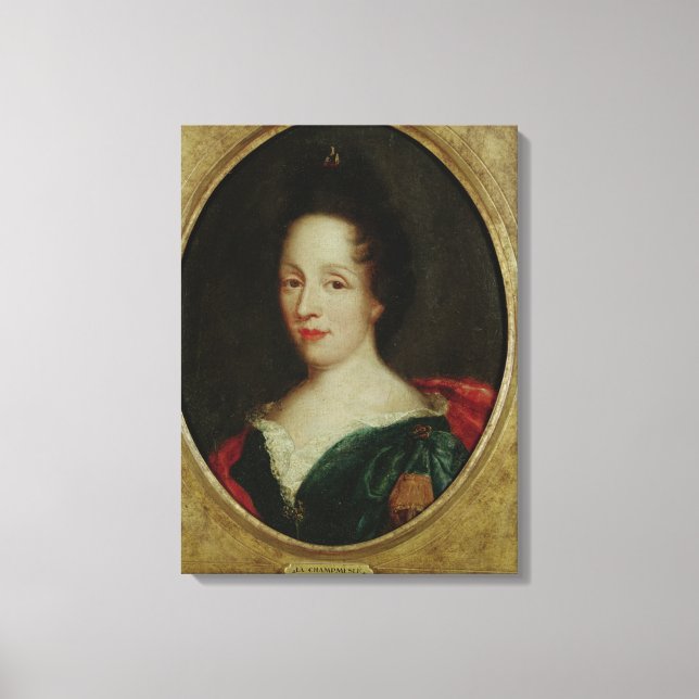 Impressão Em Tela Retrato da Madame Champmesle (Frente)