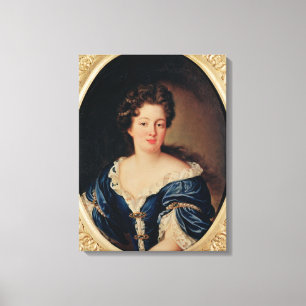 Impressão Em Tela Retrato da princesa Colonna de Marie-Anne Mancini