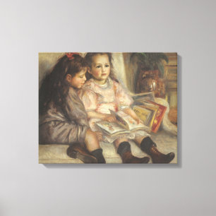 Impressão Em Tela Retrato das Crianças Caillebotte por Pierre Renoir