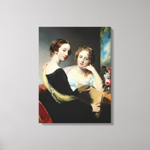 Impressão Em Tela Retrato das irmãs de McEuen, depois de 1823