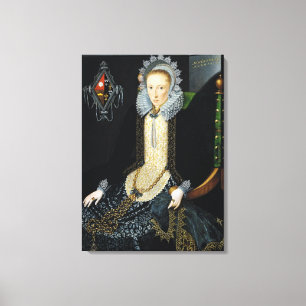 Impressão Em Tela Retrato de Adriana camionete Nesse, 1611