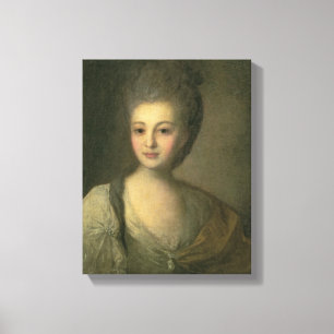 Impressão Em Tela Retrato de Aleksandra P. Struyskaya 1772