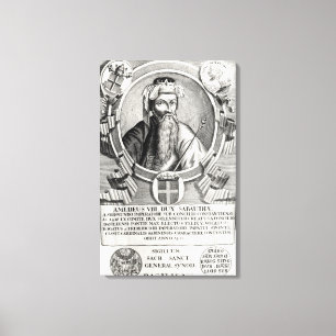 Impressão Em Tela Retrato de Amedee VIII Le Pacifique