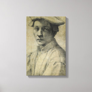 Impressão Em Tela Retrato de Andrea Quaratesi por Michelangelo  