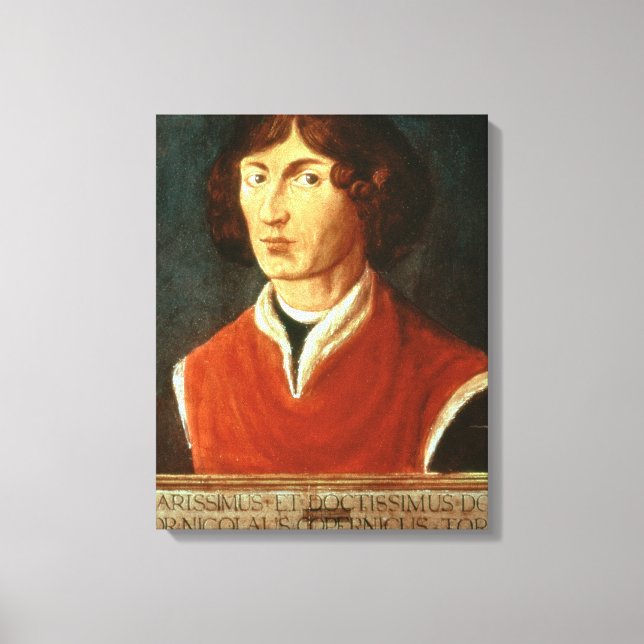 Impressão Em Tela Retrato de Andreus Nikolaus Copernicus 1575 (Frente)