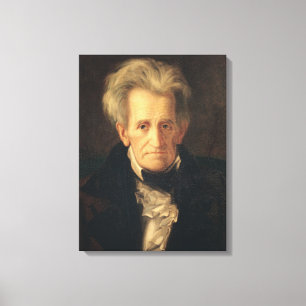 Impressão Em Tela Retrato de Andrew Jackson