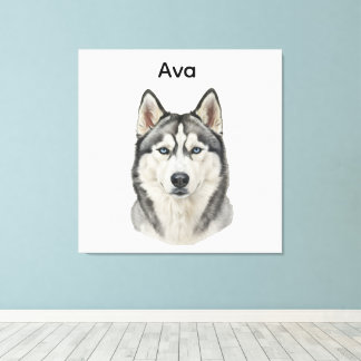 Impressão Em Tela Retrato de Animal de Estimação Personalizado, Pres