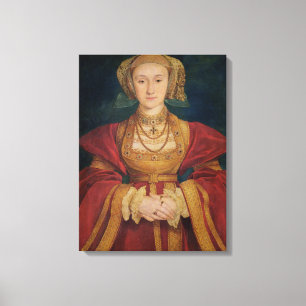 Impressão Em Tela Retrato de Anne de Cleves 1539