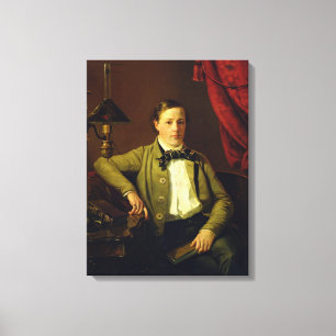 Impressão Em Tela Retrato de Apollon Maykov, 1840