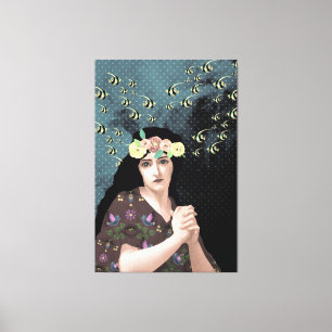 Impressão Em Tela Retrato de Arte