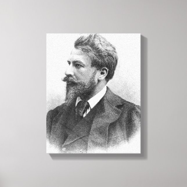 Impressão Em Tela Retrato de Arthur Schnitzler (Frente)