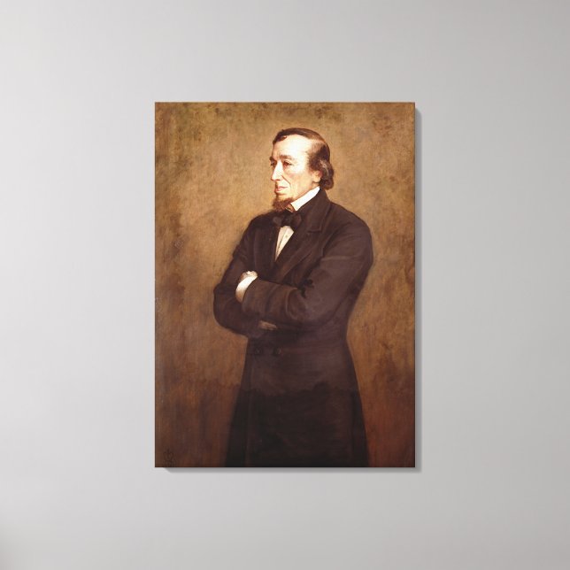 Impressão Em Tela Retrato de Benjamin Disraeli (Frente)