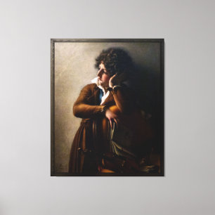 Impressão Em Tela Retrato de Benoît-Agnes Trioson
