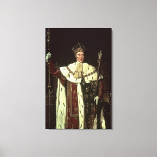 Impressão Em Tela Retrato de Carlos X da França, 1829