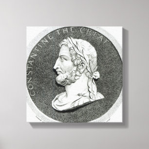 Impressão Em Tela Retrato de Constantim o excelente