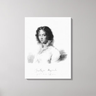 Impressão Em Tela Retrato de Constanze Mozart 1828