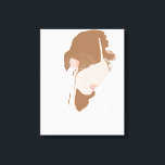 Impressão Em Tela Retrato de Contorno Moderno<br><div class="desc">Retrato de Contorno Moderno III por June Erica Vess. | 142050GG</div>