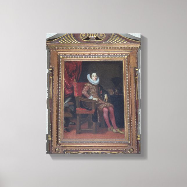 Impressão Em Tela Retrato de Cosimo II de'Medici (1590-1621) (óleo o (Frente)