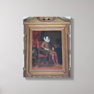Impressão Em Tela Retrato de Cosimo II de'Medici (1590-1621) (óleo o
